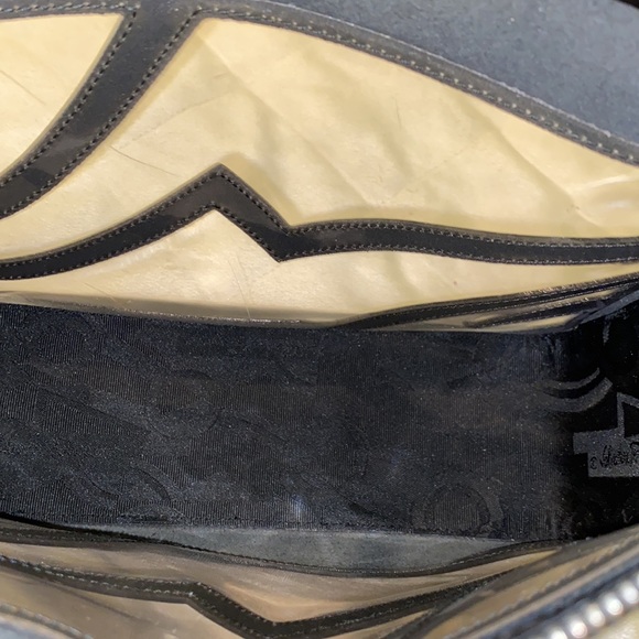 AUTHENTIC Salvatore Ferragamo Handbag - Clear, Black, Tote - Picture 6 of 6